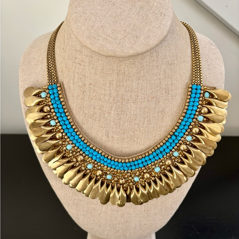 Stella & Dot Peri Statement Necklace, very limited edition, Serena & Lily